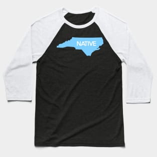 North Carolina Native NC Blue Baseball T-Shirt